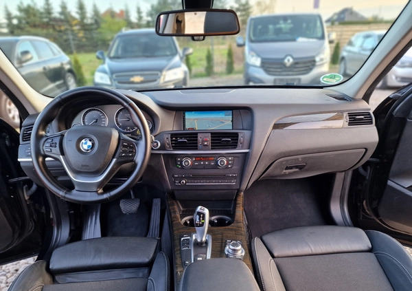 BMW X3 cena 56200 przebieg: 202000, rok produkcji 2013 z Przemyśl małe 631